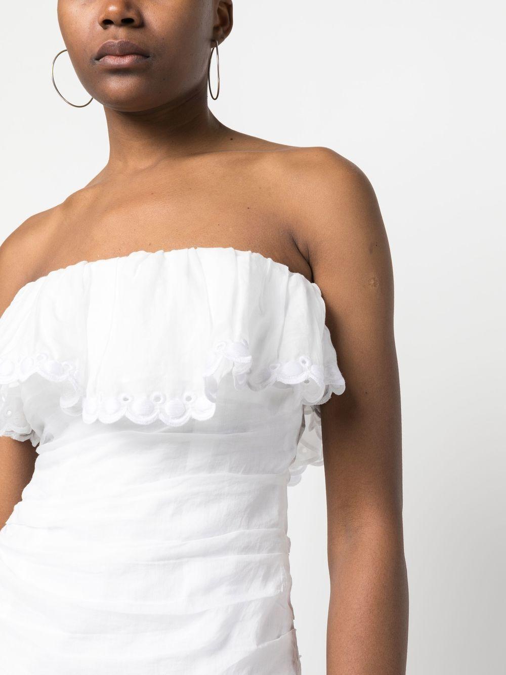 isabel marant top white lining: cotton outer: ramie - women
