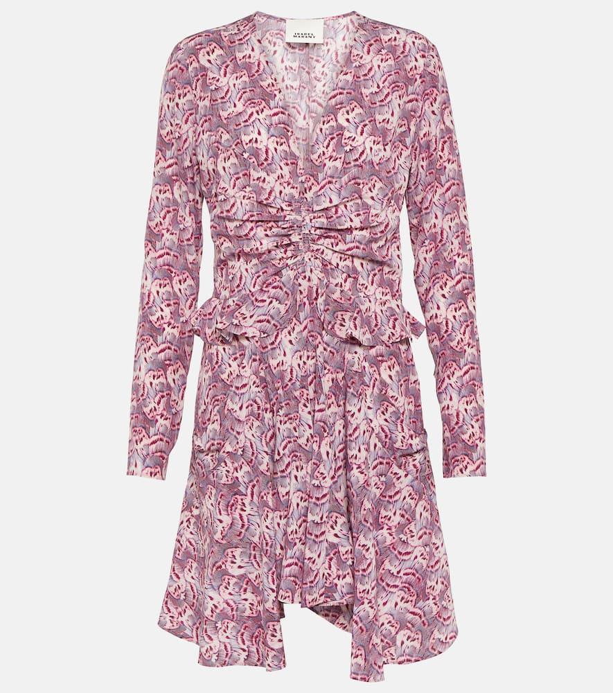 isabel marant usmara printed silk