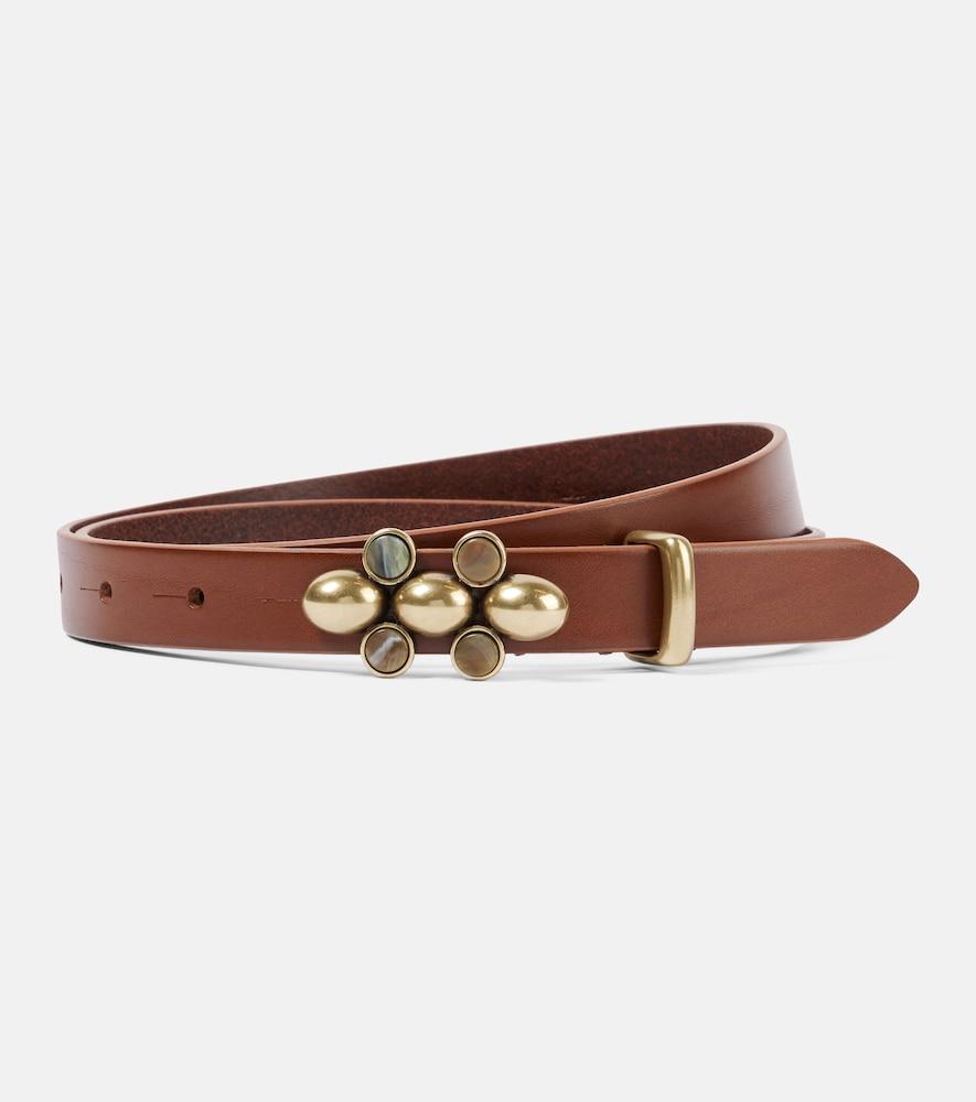 isabel marant valdez leather belt