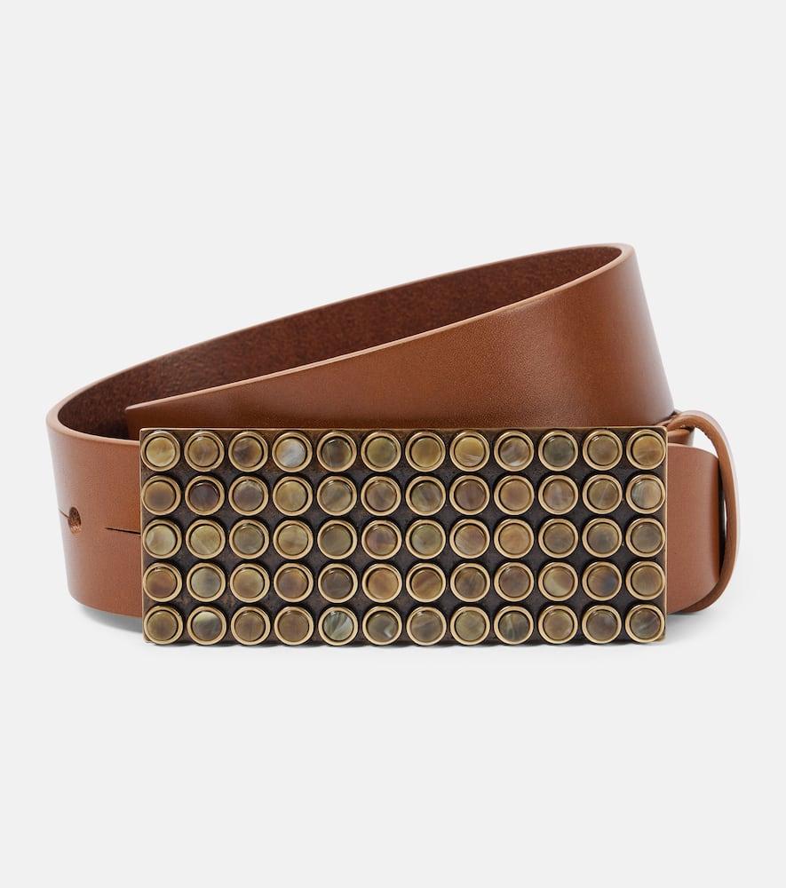 isabel marant vanesia embellished leather belt