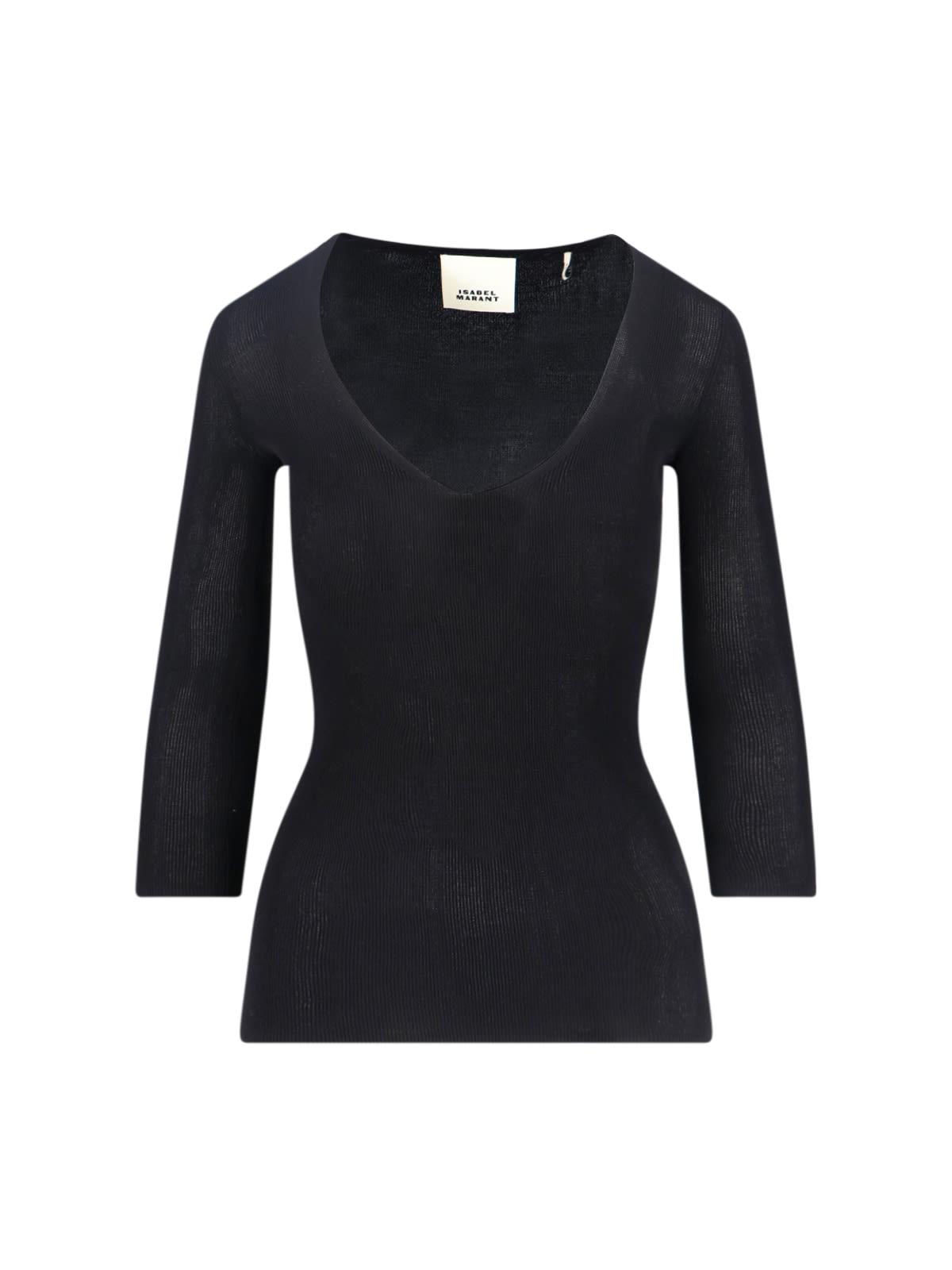 isabel marant viscose blend sweater