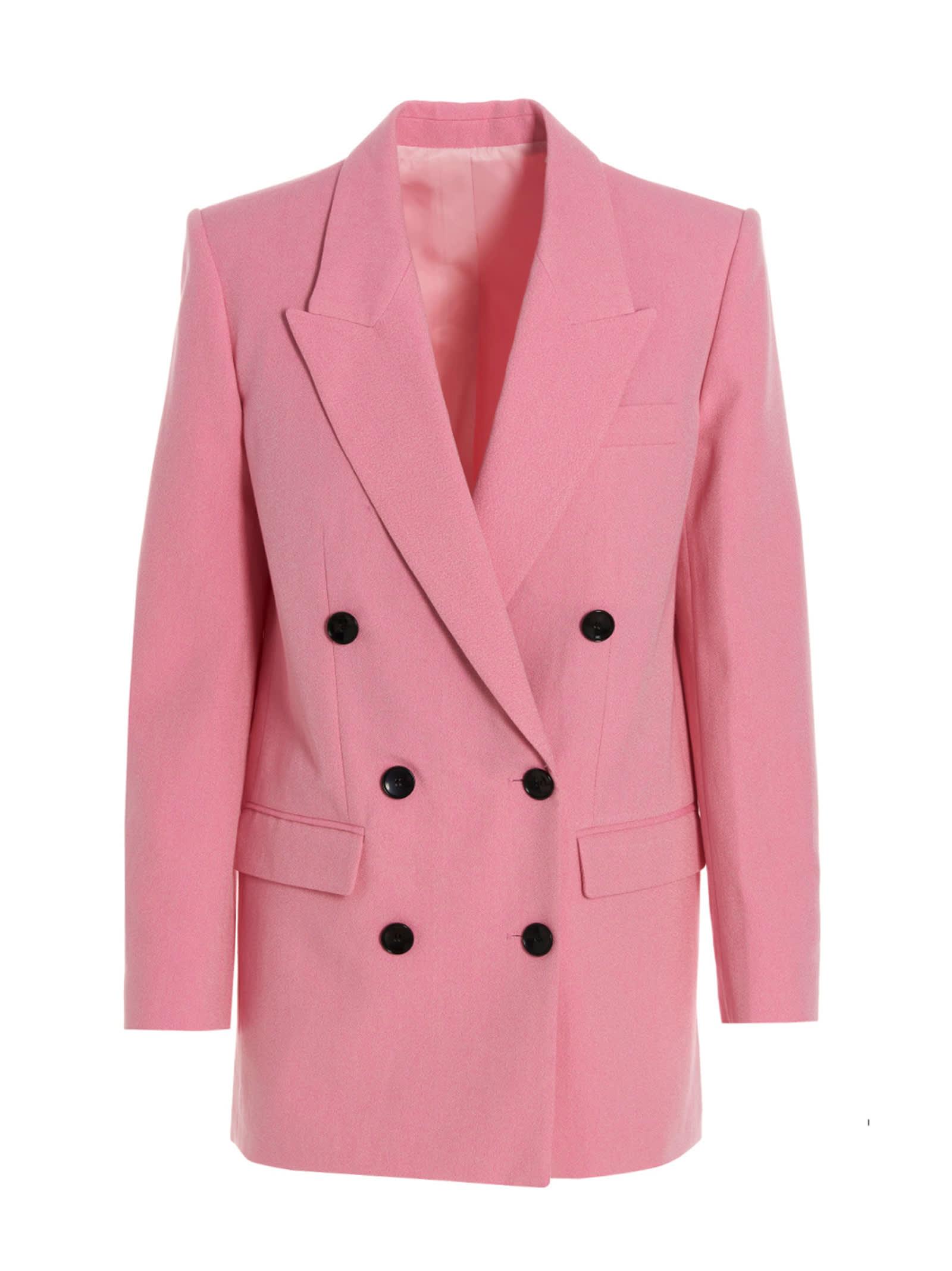 isabel marant viscose-cotton blend blazer