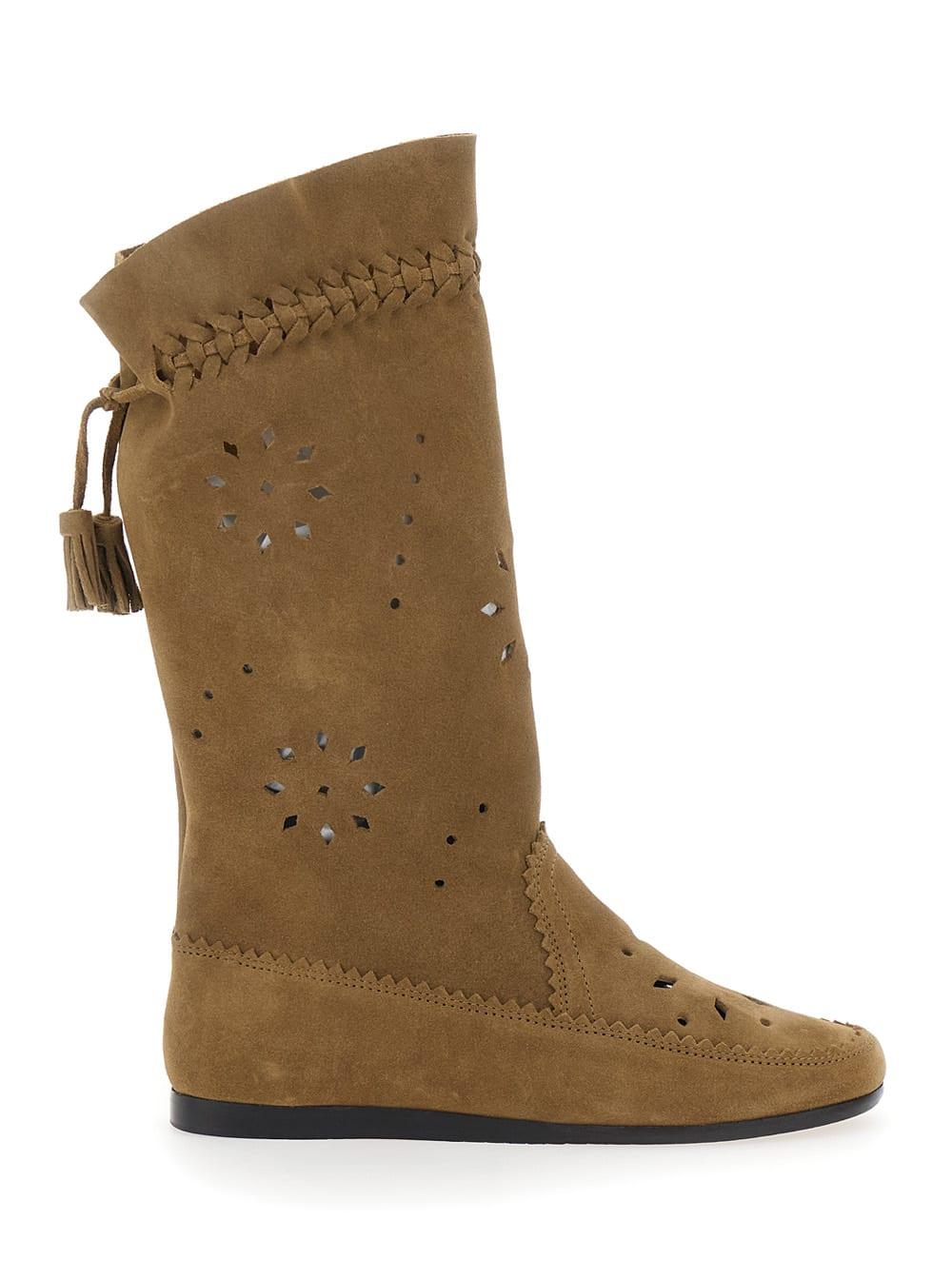 isabel marant welky suede ankle boots