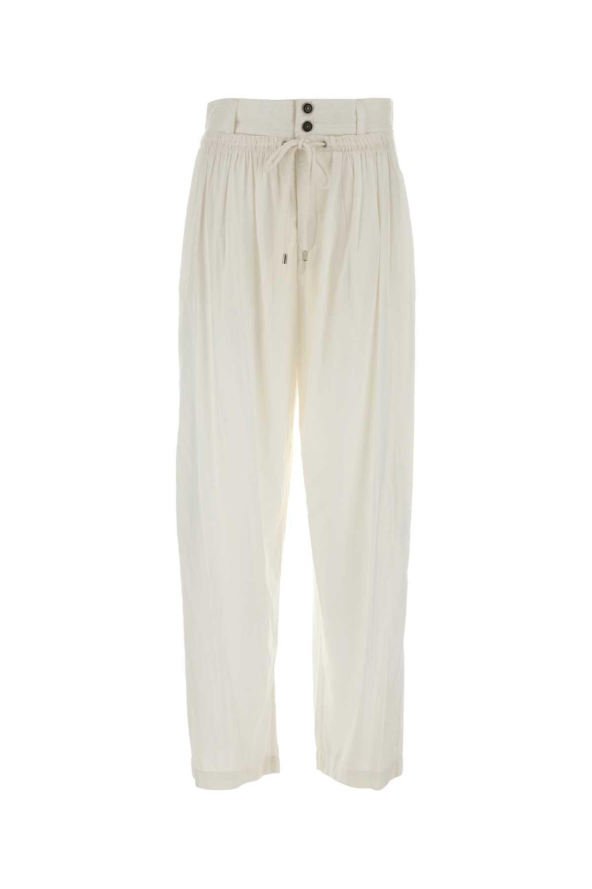 isabel marant white modal blend inaya pant