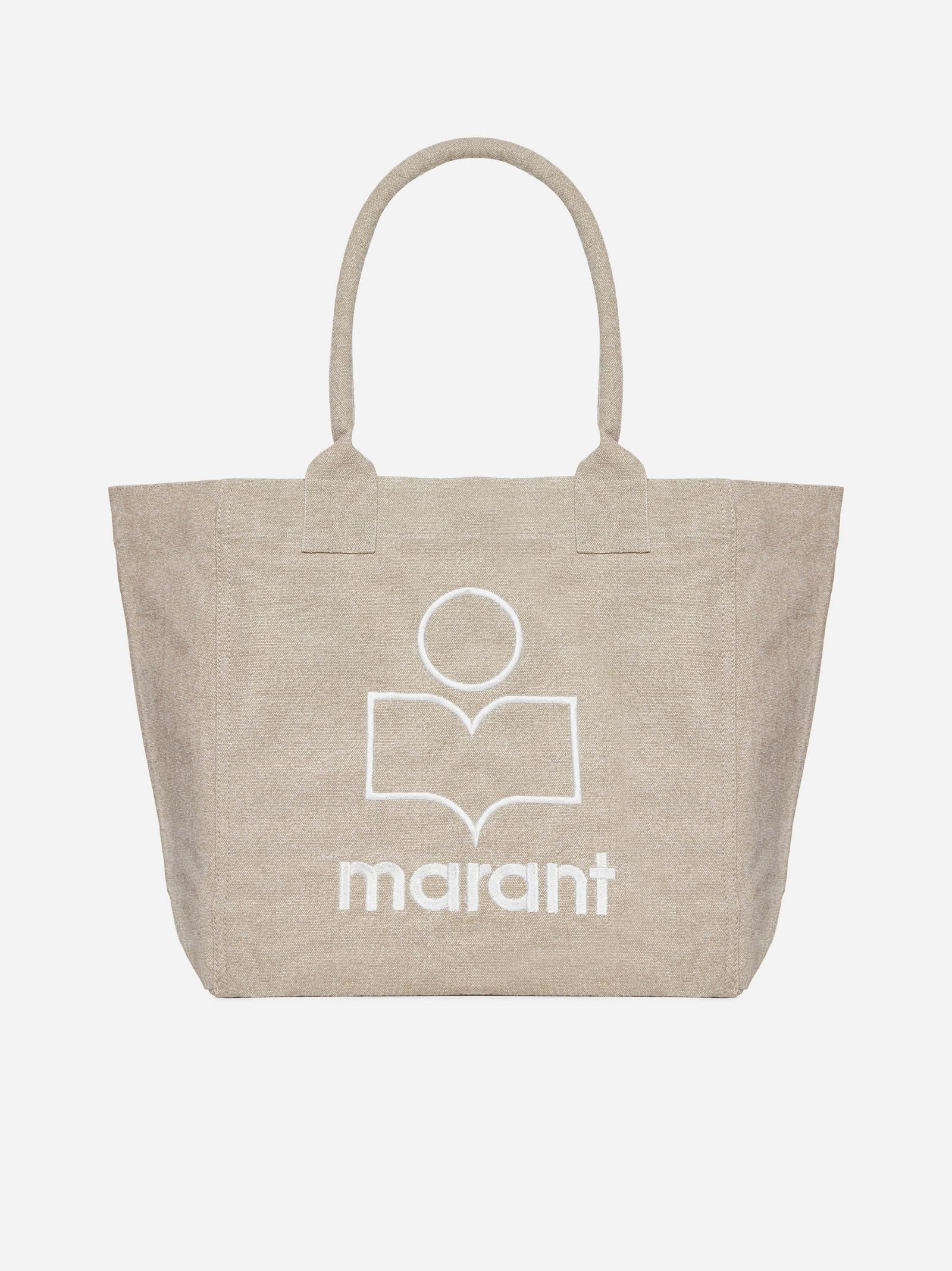 isabel marant yenky cotton small tote bag
