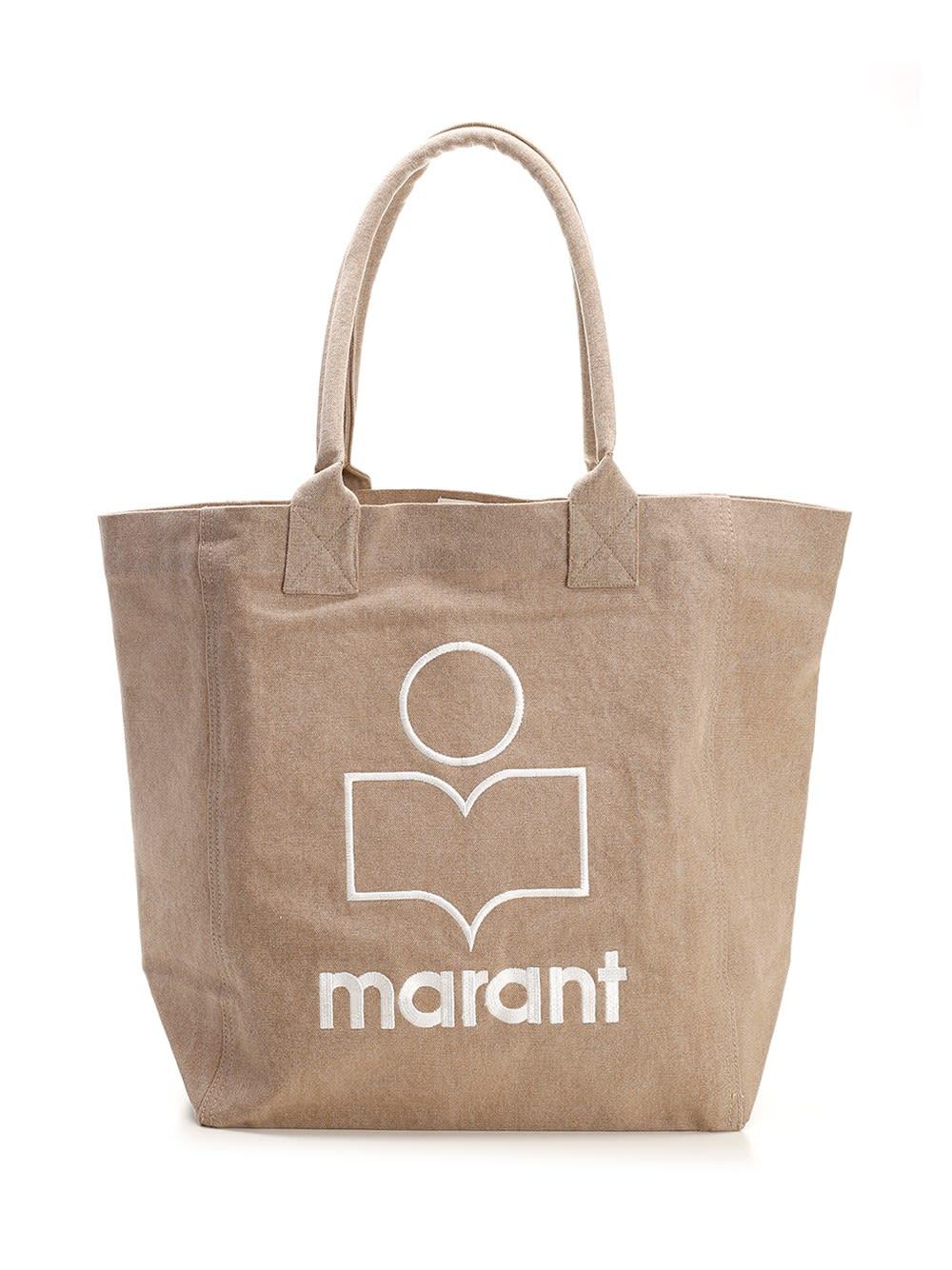 isabel marant yenky tote bag with logo