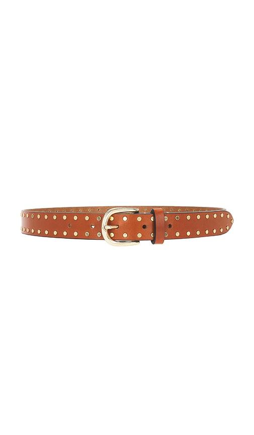 isabel marant zap belt in brown.