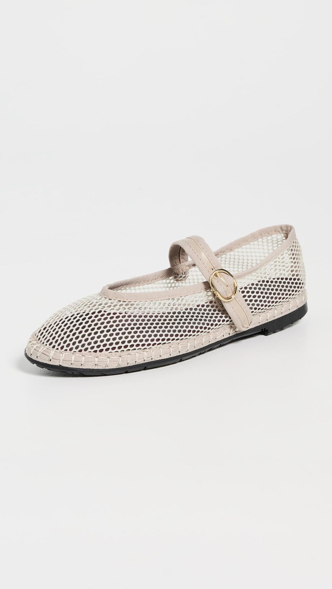 isabella mesh mary jane flats