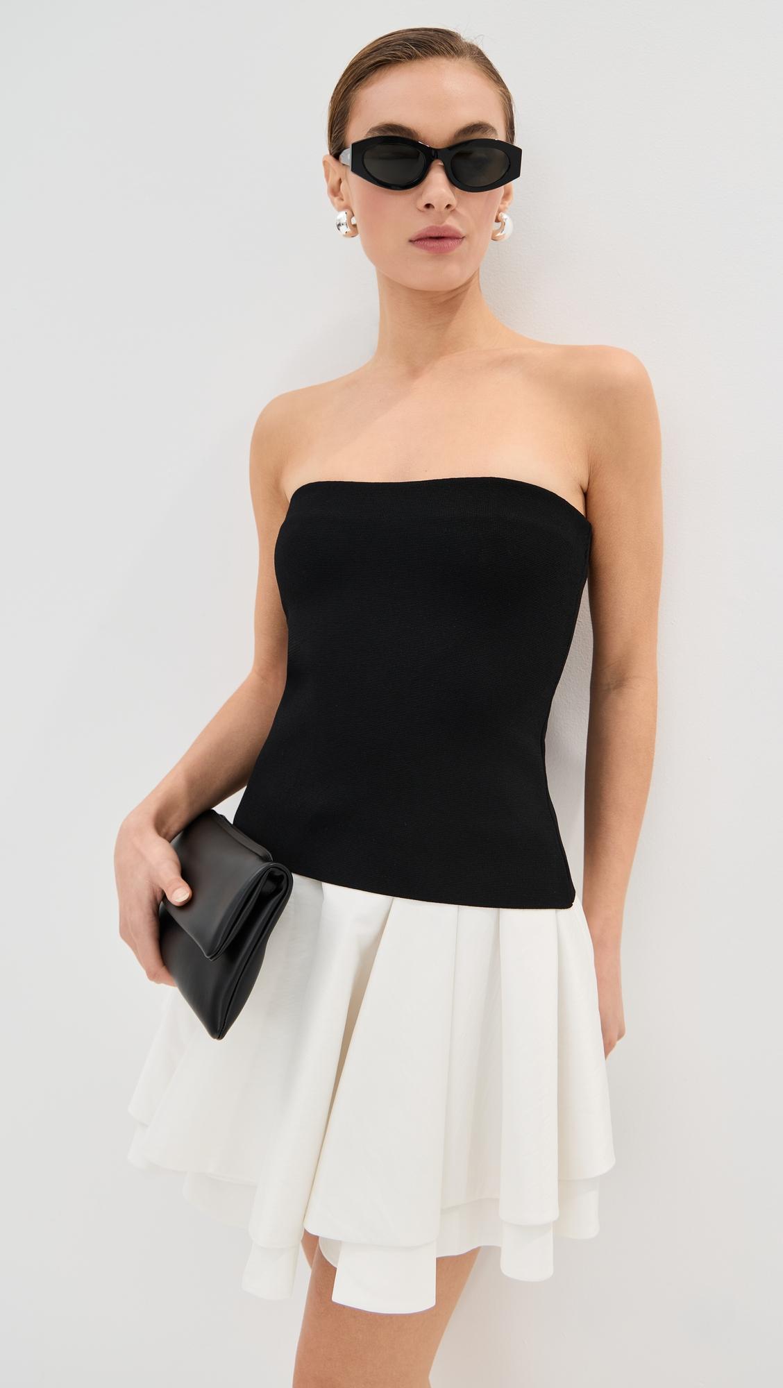 isabelle strapless mini dress