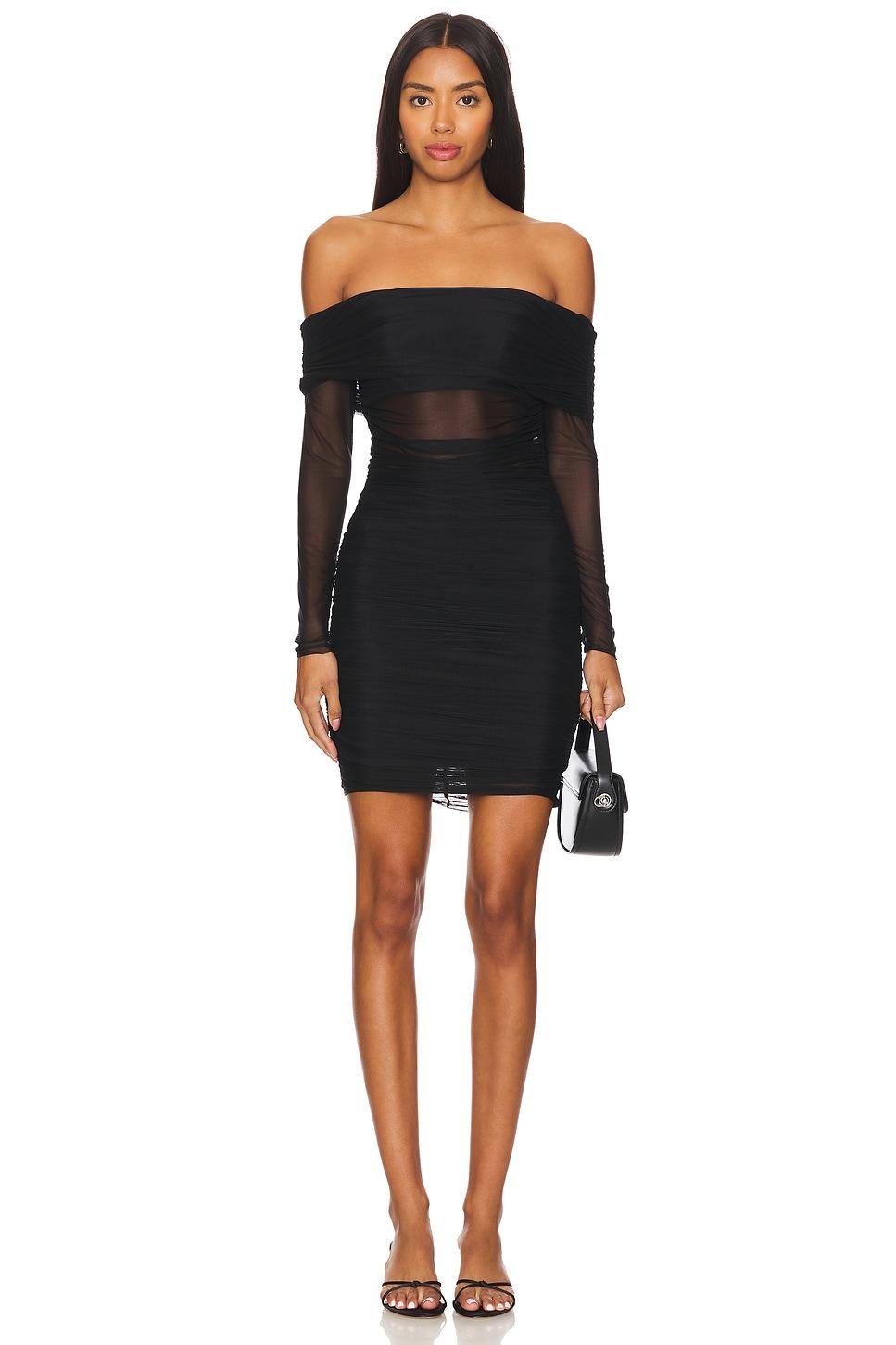 isadola folded mini dress