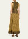 isadora printed drop-waist dress