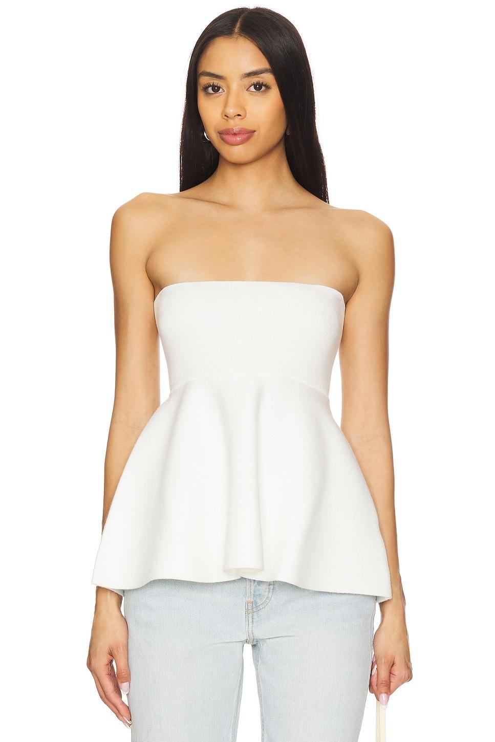 isadore knit sweater peplum top