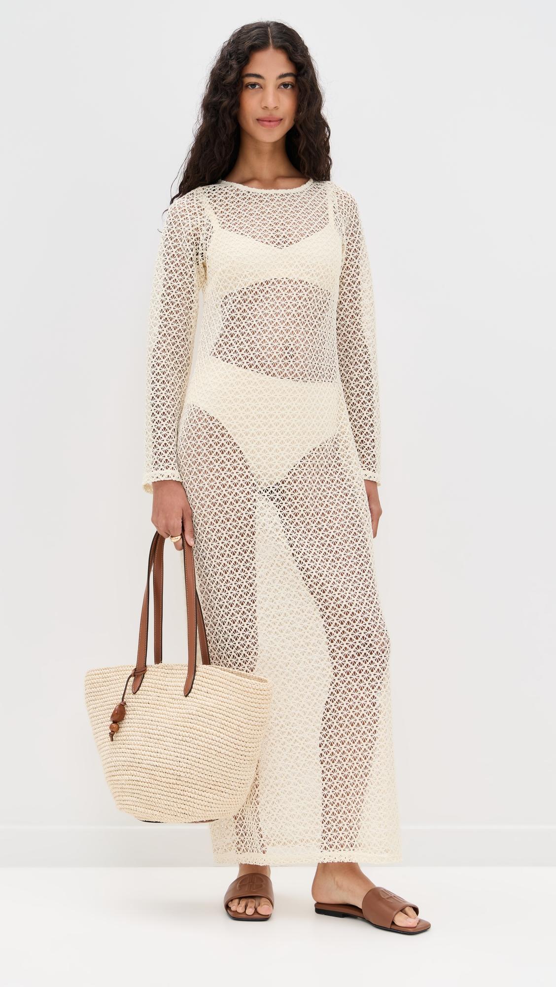 island crochet dress