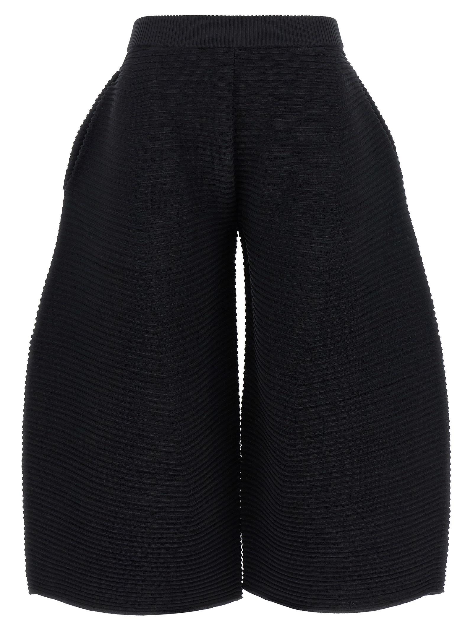 issey miyake corrugated knit pants