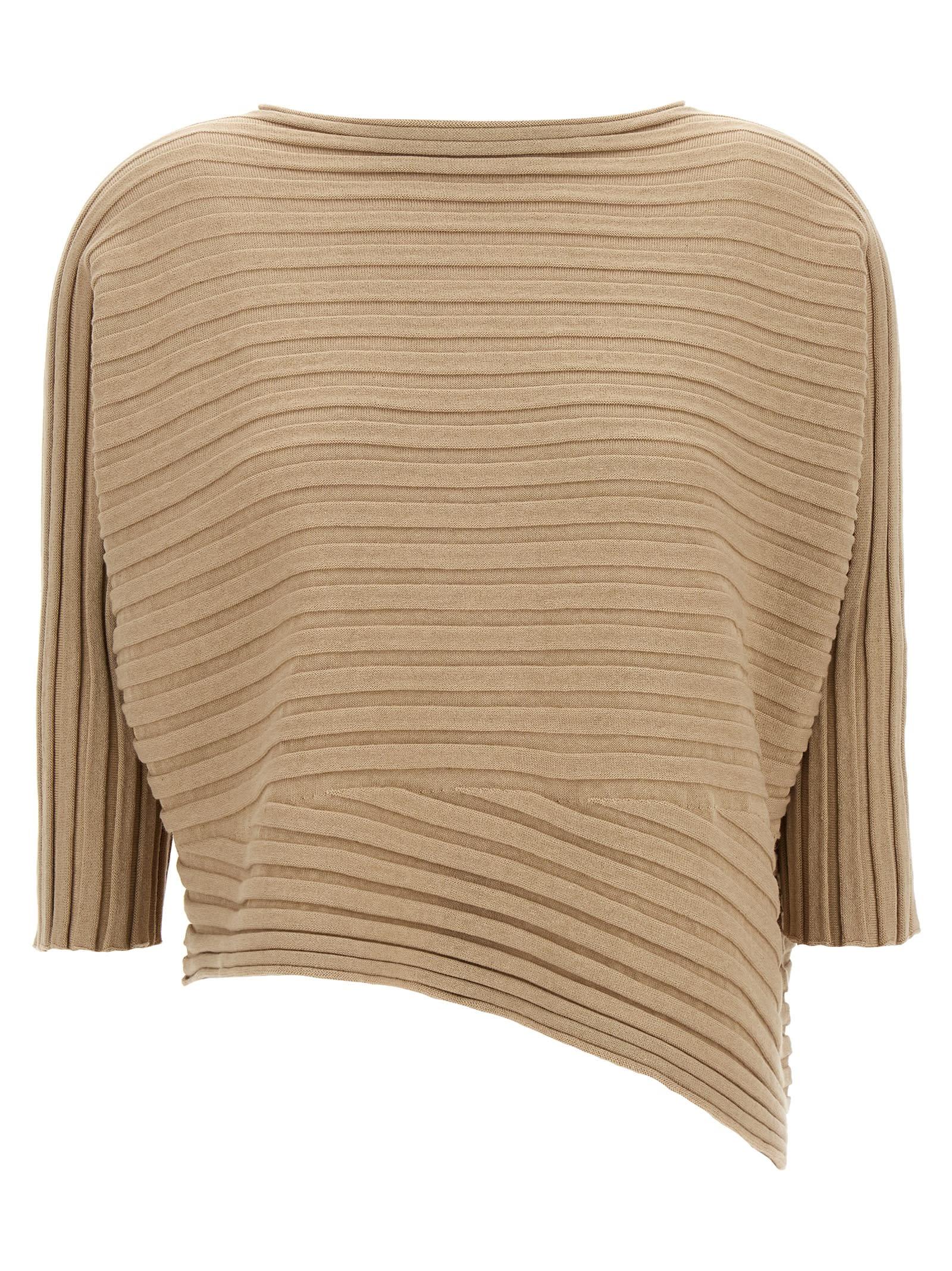 issey miyake cotton cashmere knit top