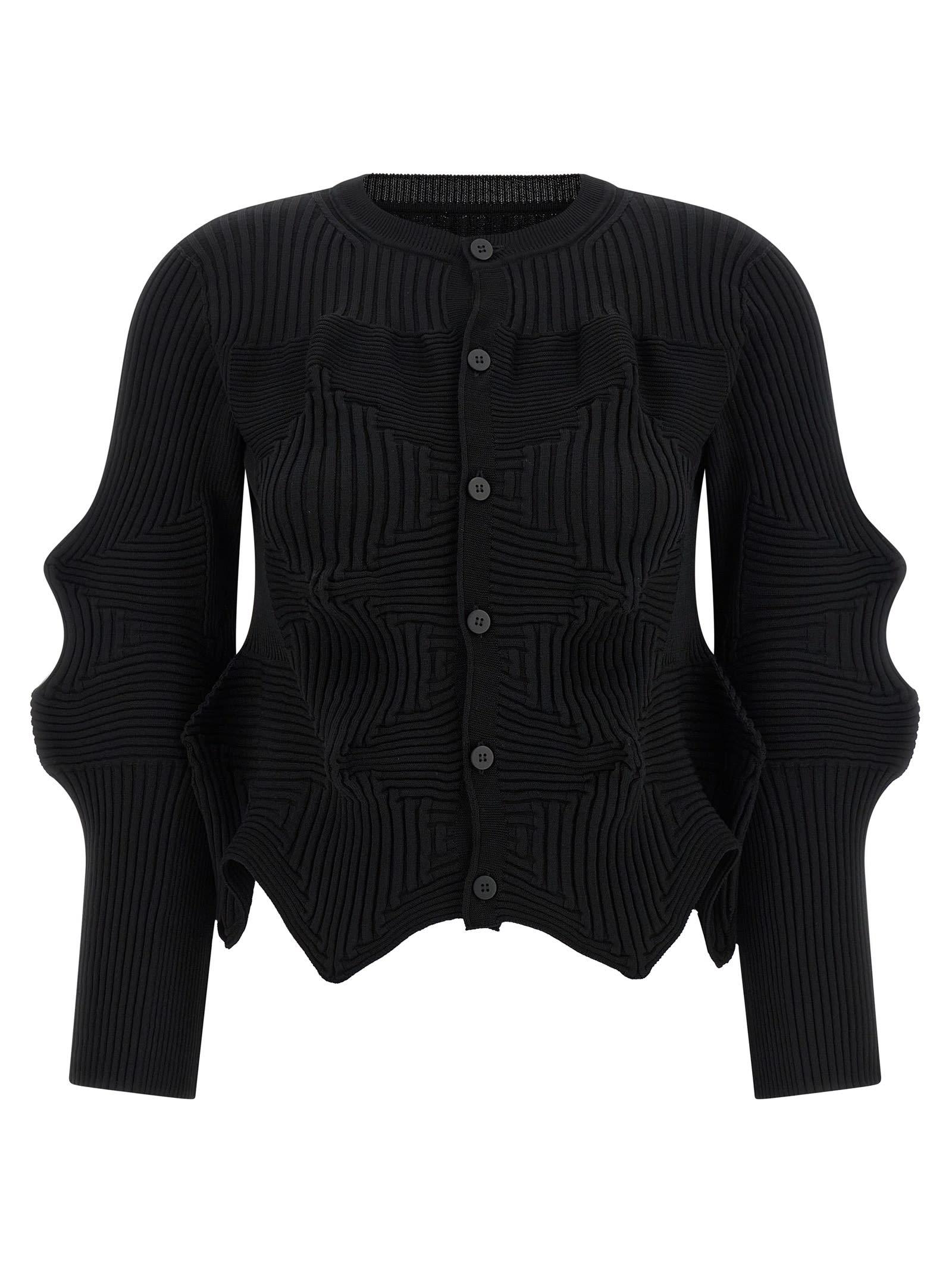 issey miyake linkage cardigan