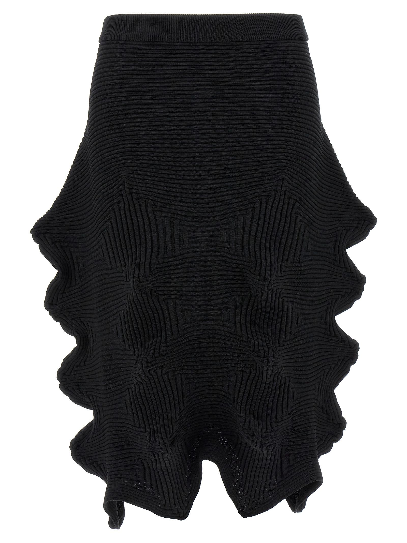 issey miyake lnkage skirt black polyester - women