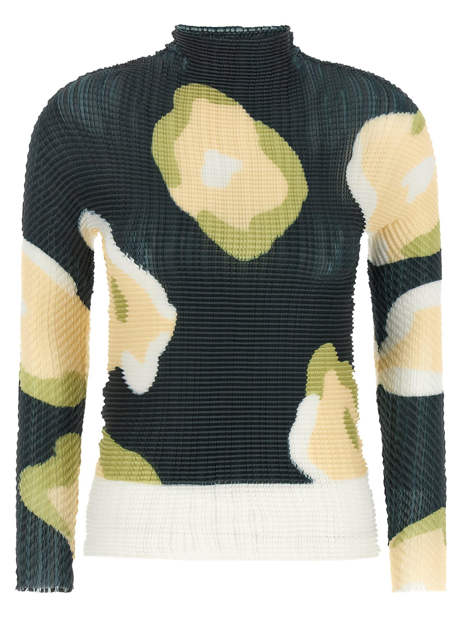 issey miyake verve pleats top
