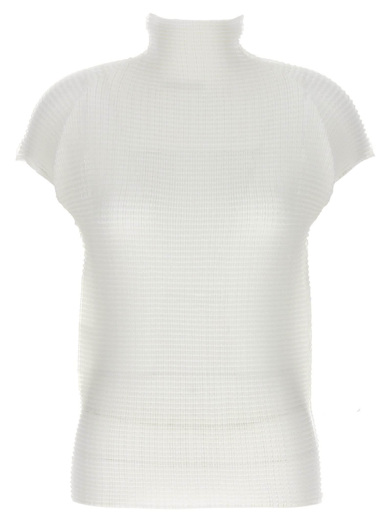 issey miyake wooly pleats blouse