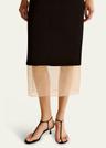 issia strapless midi dress