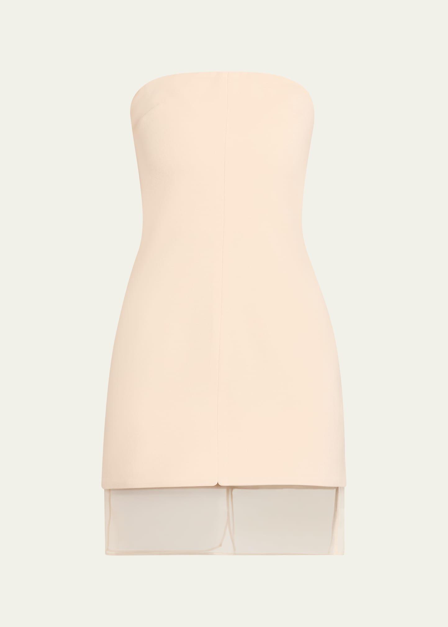 issia strapless mini dress