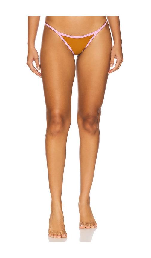 it's now cool duo string pant in rust.