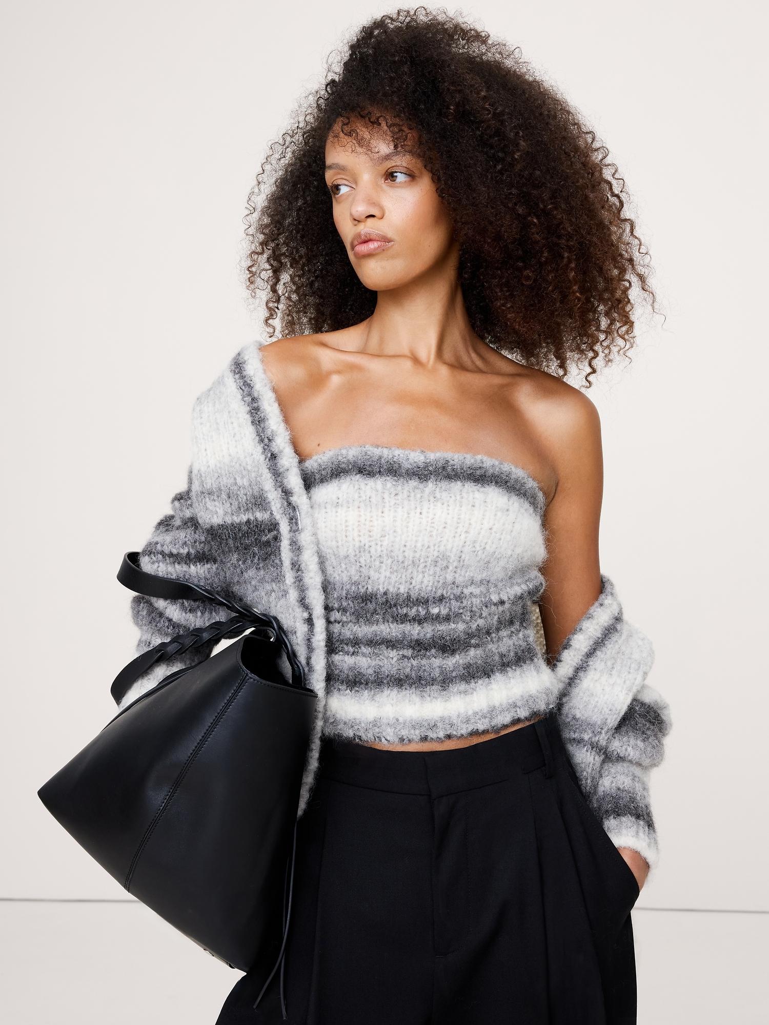 italian alpaca-blend tube top