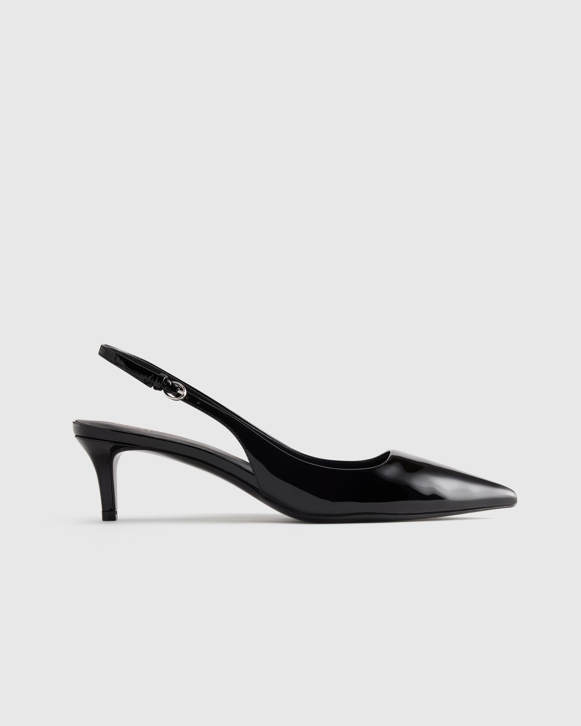 italian leather 55mm slingback pump