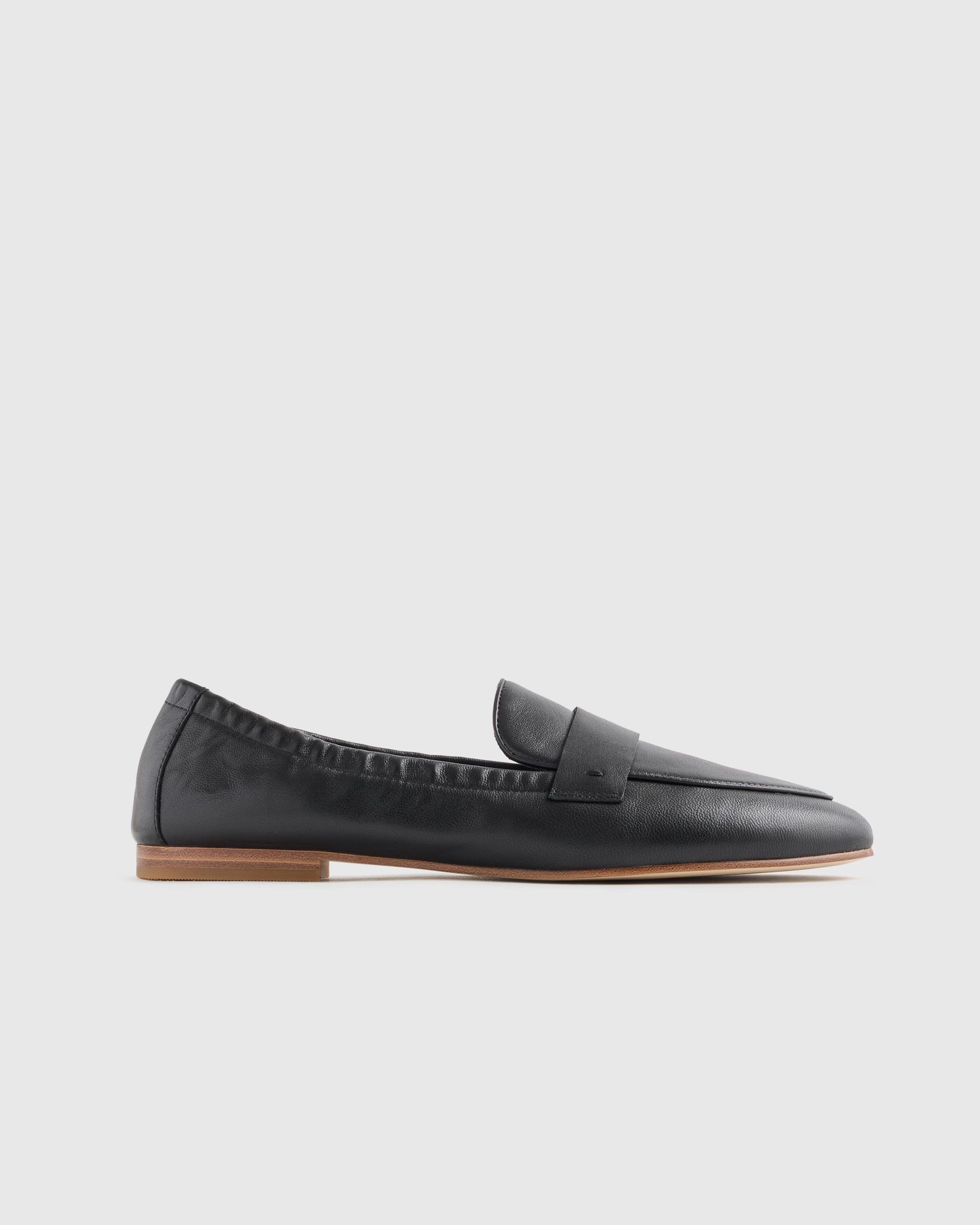 italian leather soft loafer