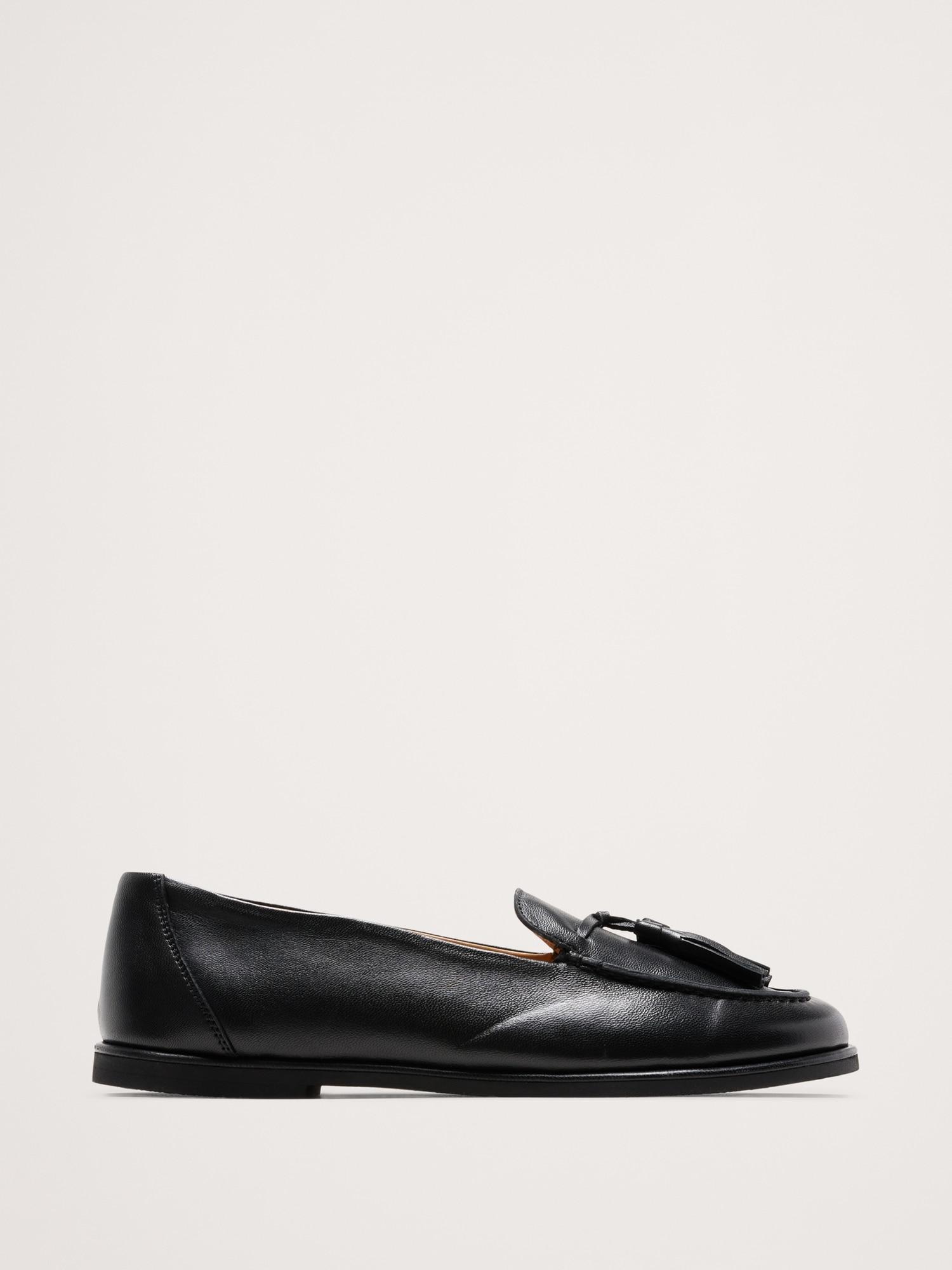 italian leather tassel loafer
