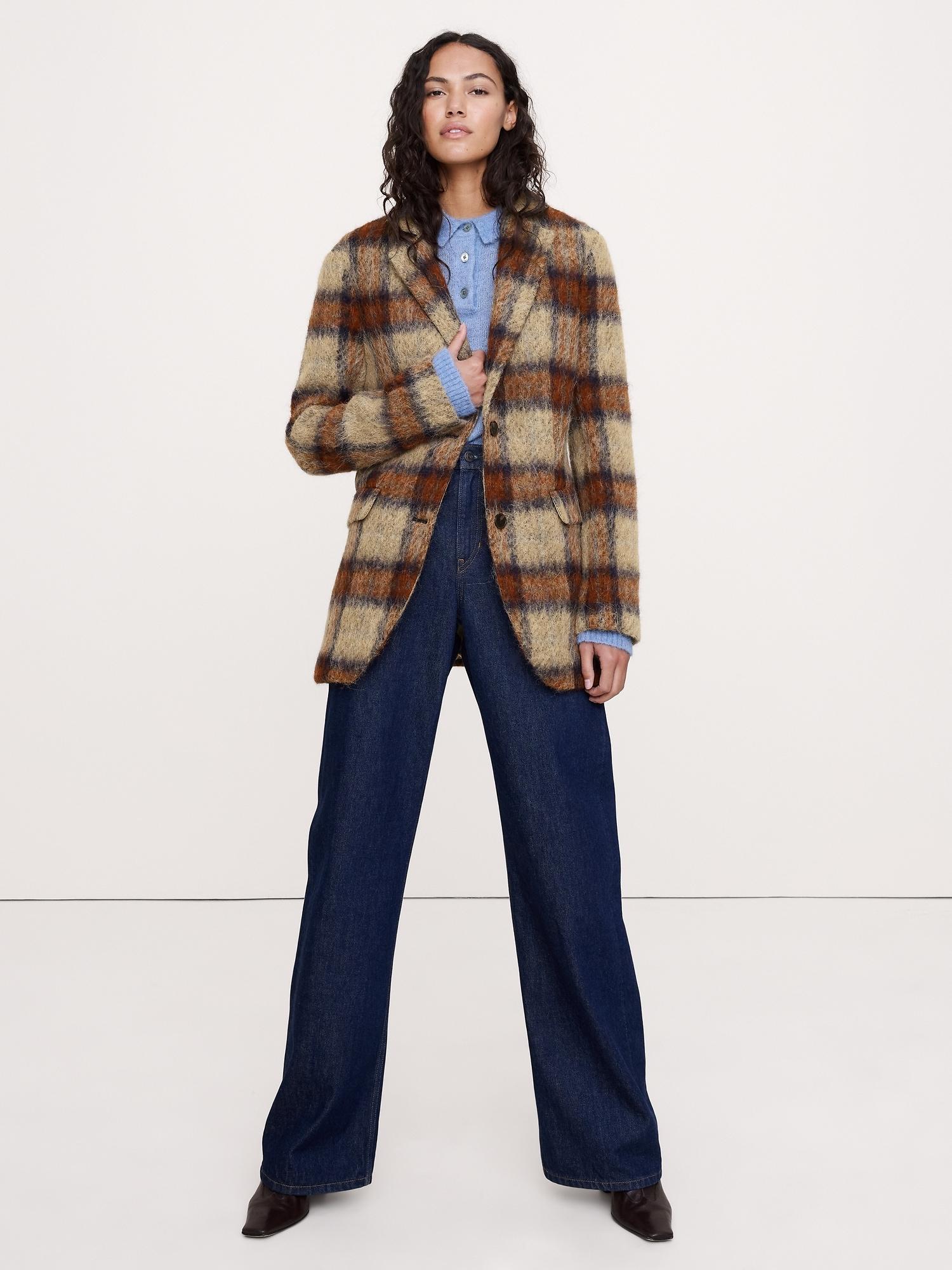 italian plaid blazer