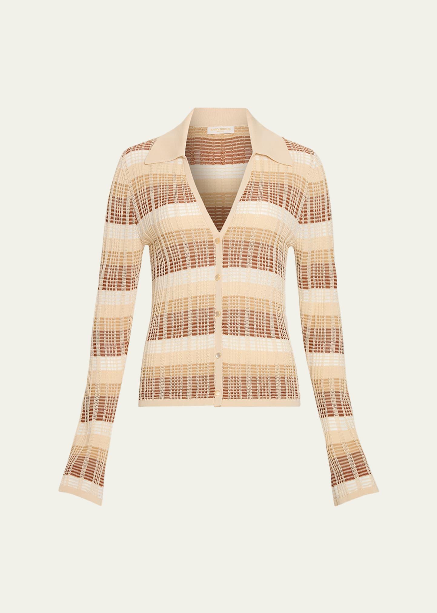 ivana plaid cardigan