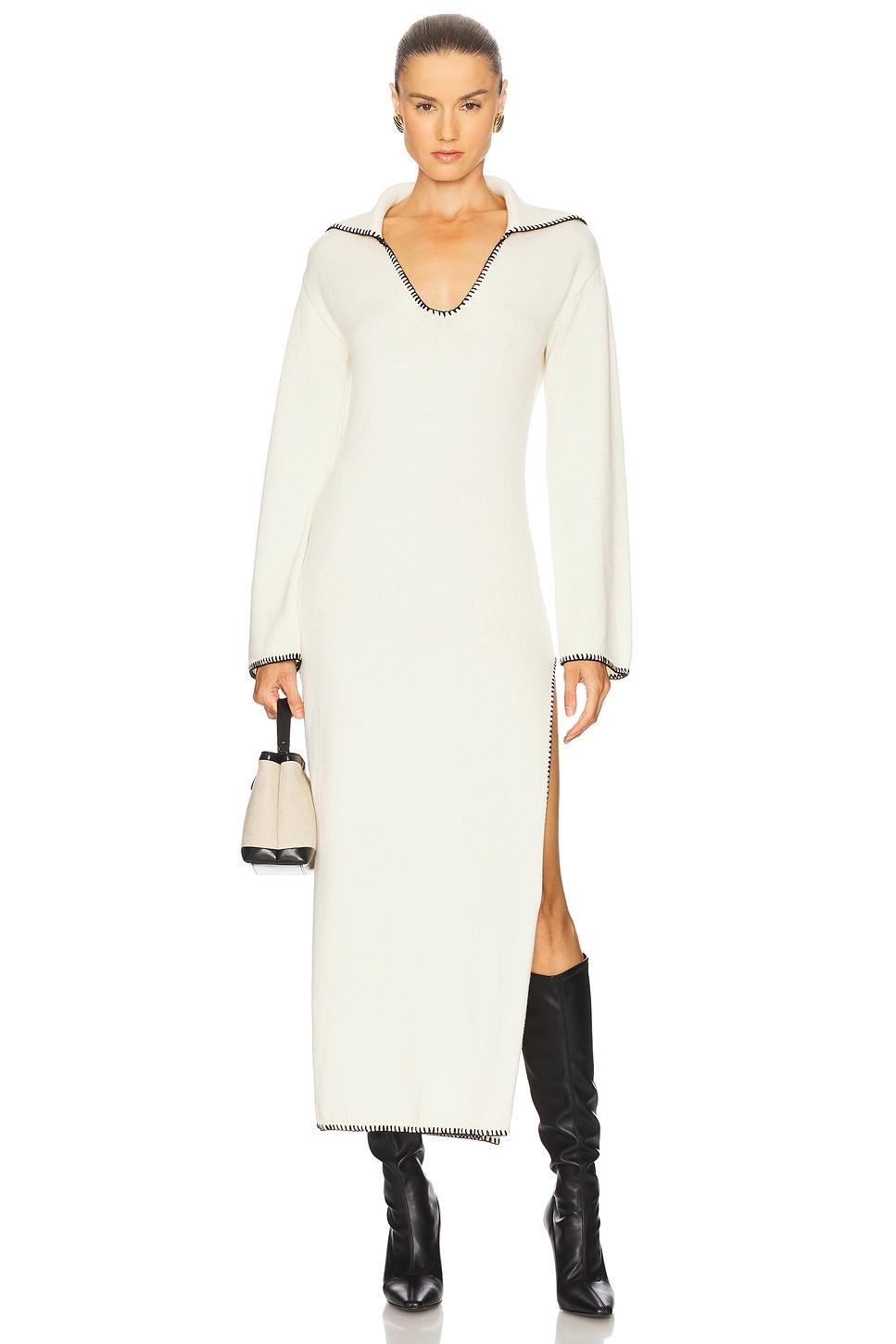 ivana sleeved maxi dress