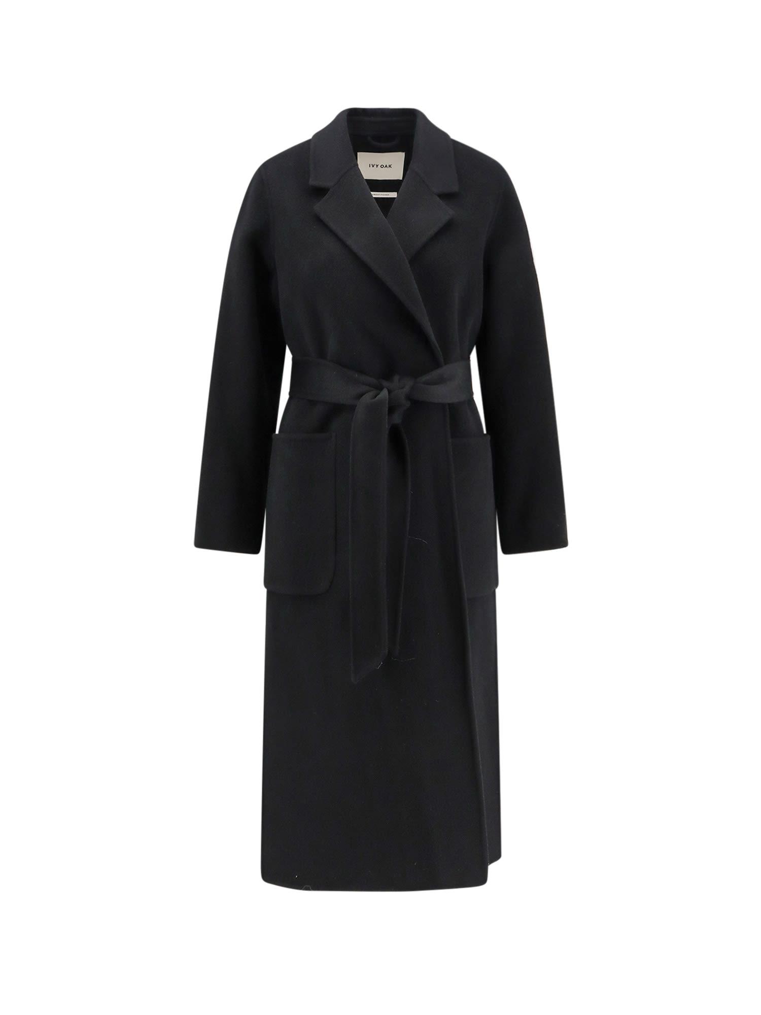 ivy oak celia responsible wool coat