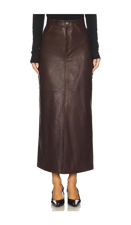 ivy oak lisanne skirt in burgundy.