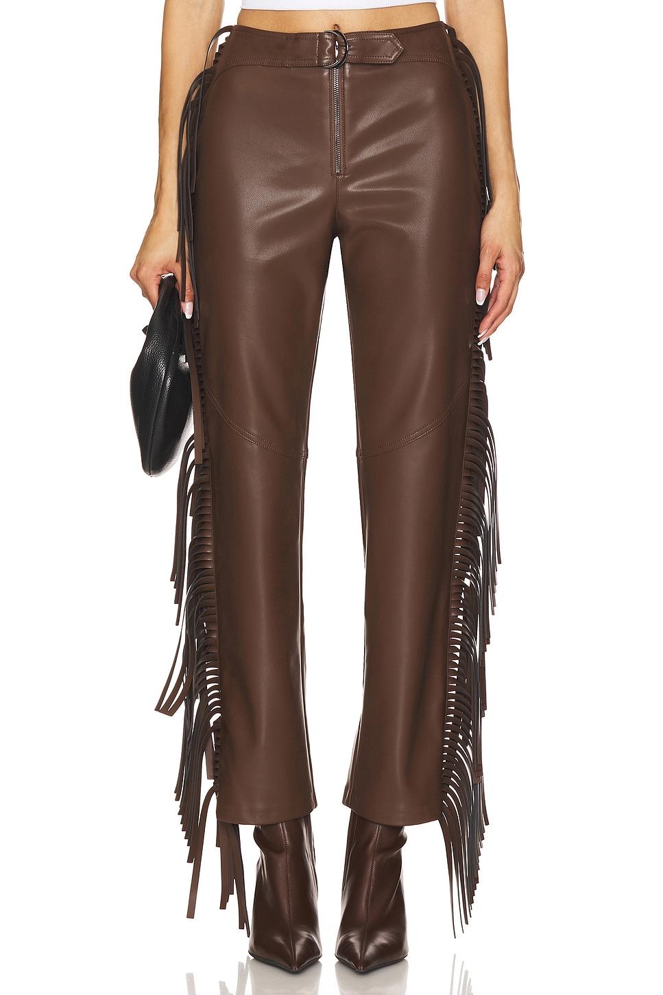 iza faux leather pant
