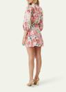 izzy wrap mini dress