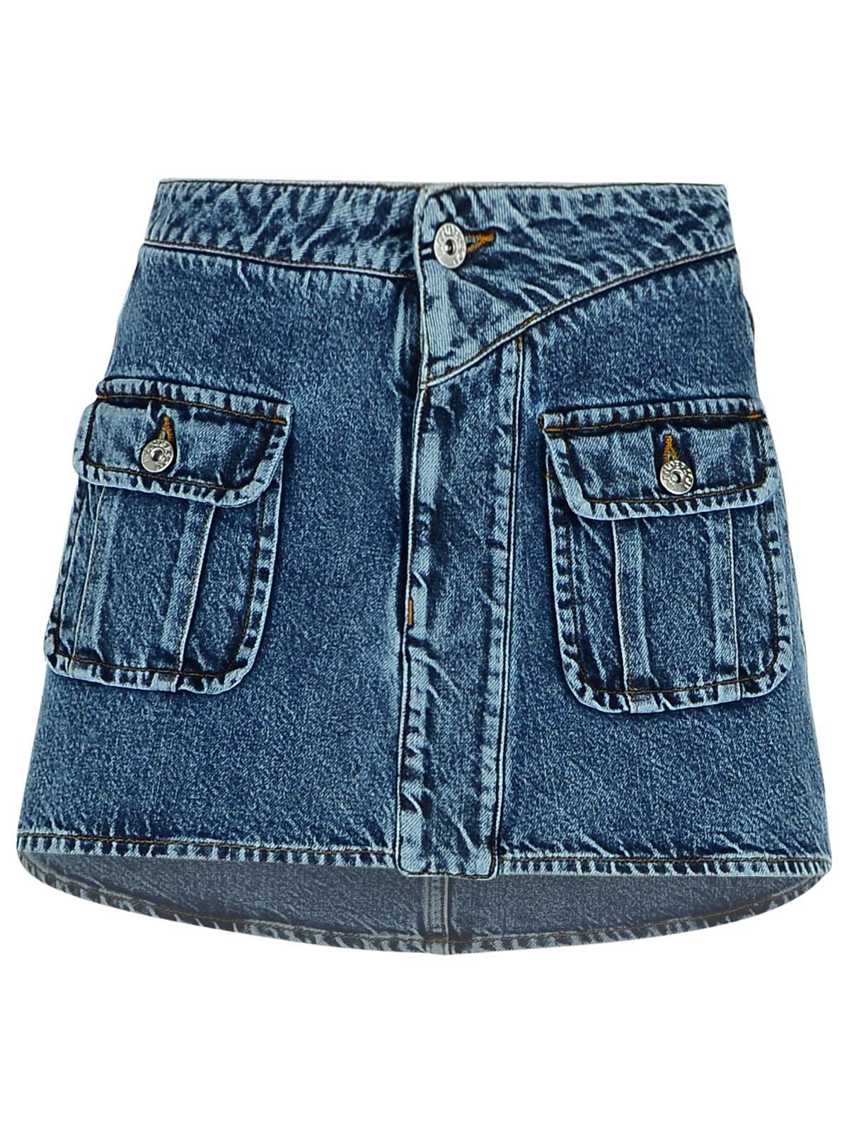 j. w. anderson denim miniskirt