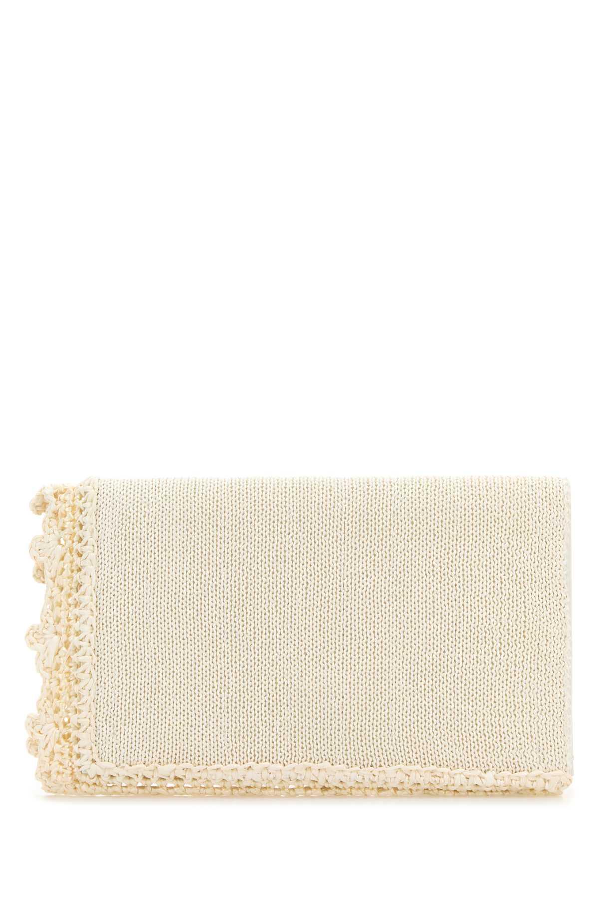 j. w. anderson ivory crochet clutch