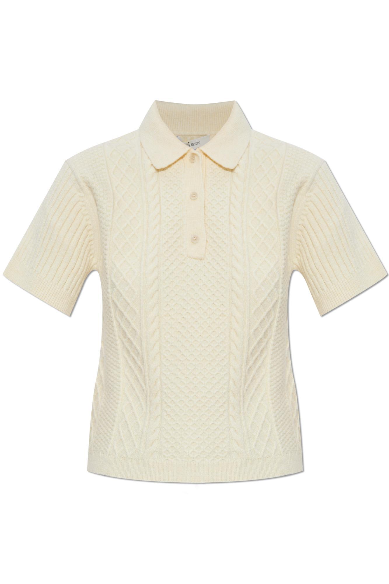 j. w. anderson jw anderson top with collar