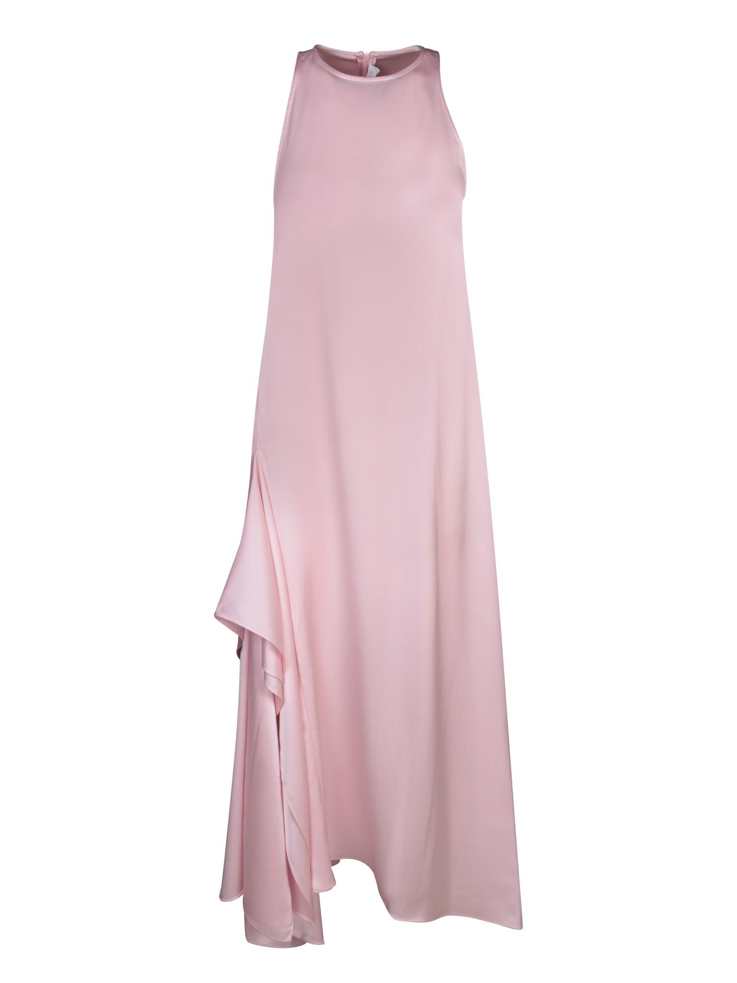 j. w. anderson light pink satin dress