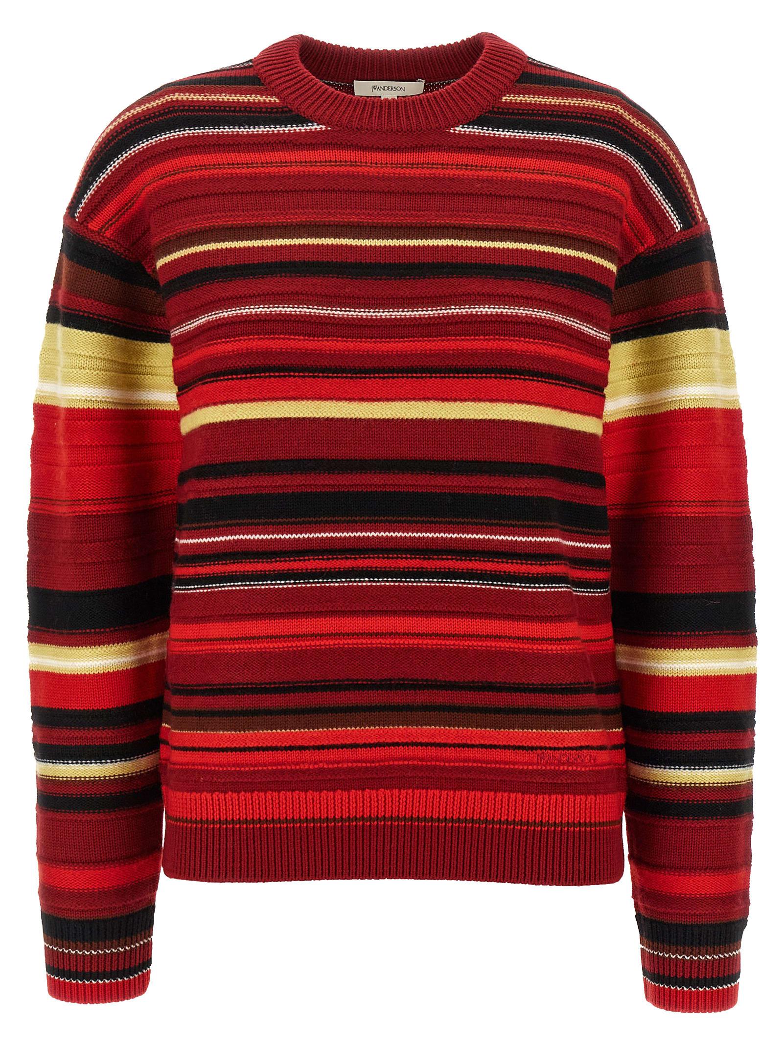 j. w. anderson multi stripe sweater