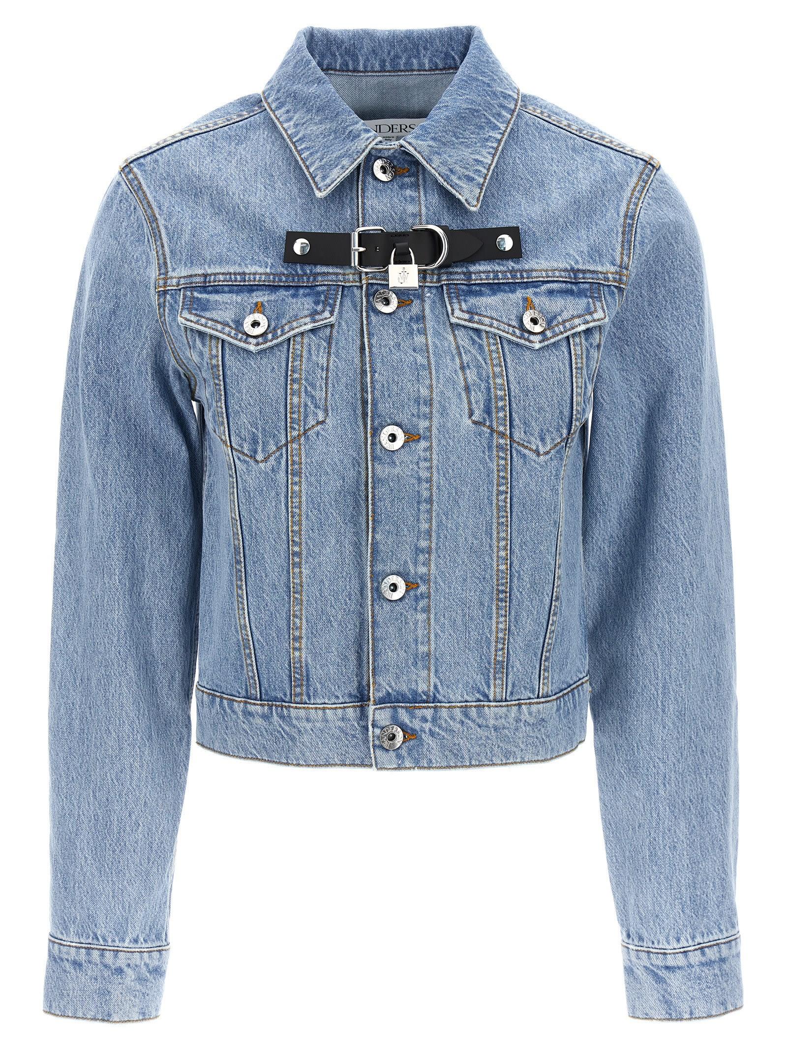 j. w. anderson padlock strap trucker jacket