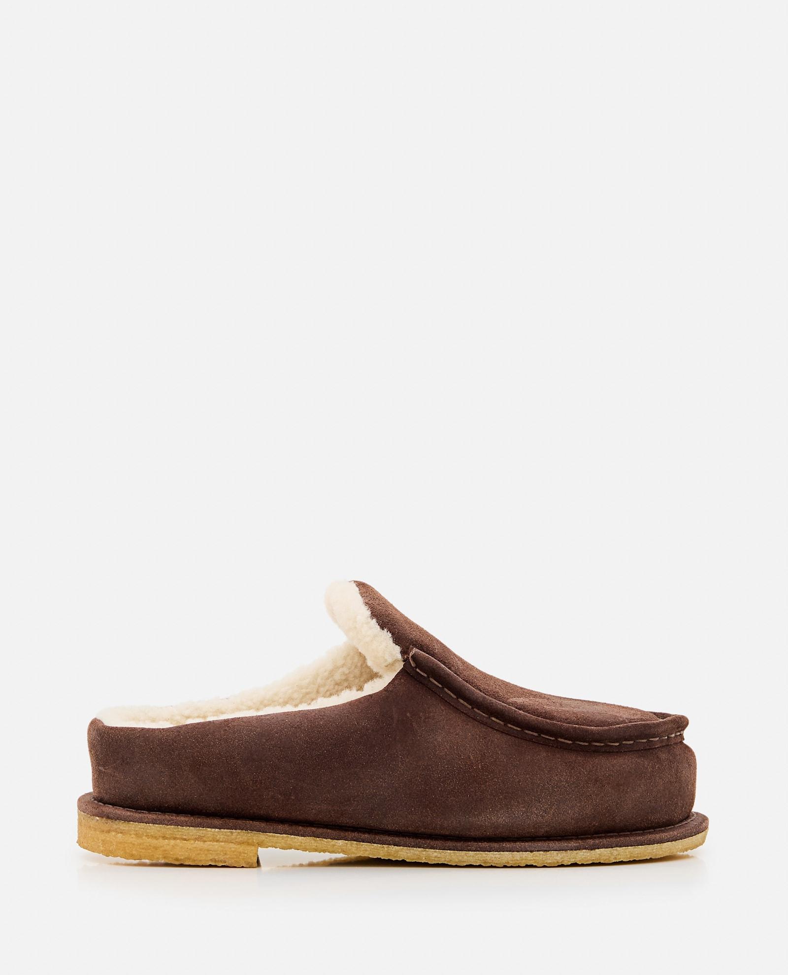 j. w. anderson suede mules