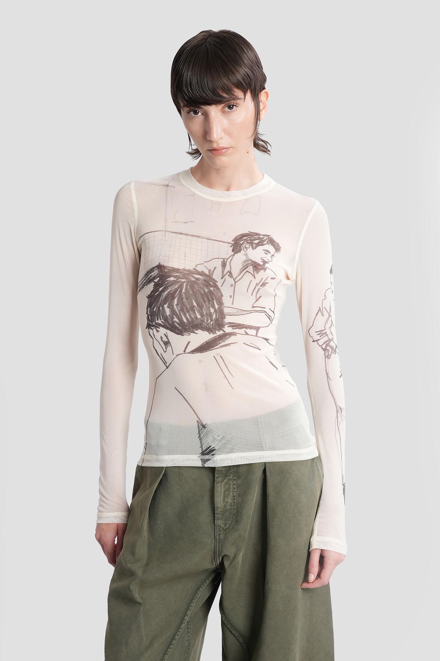 j. w. anderson topwear in beige polyester