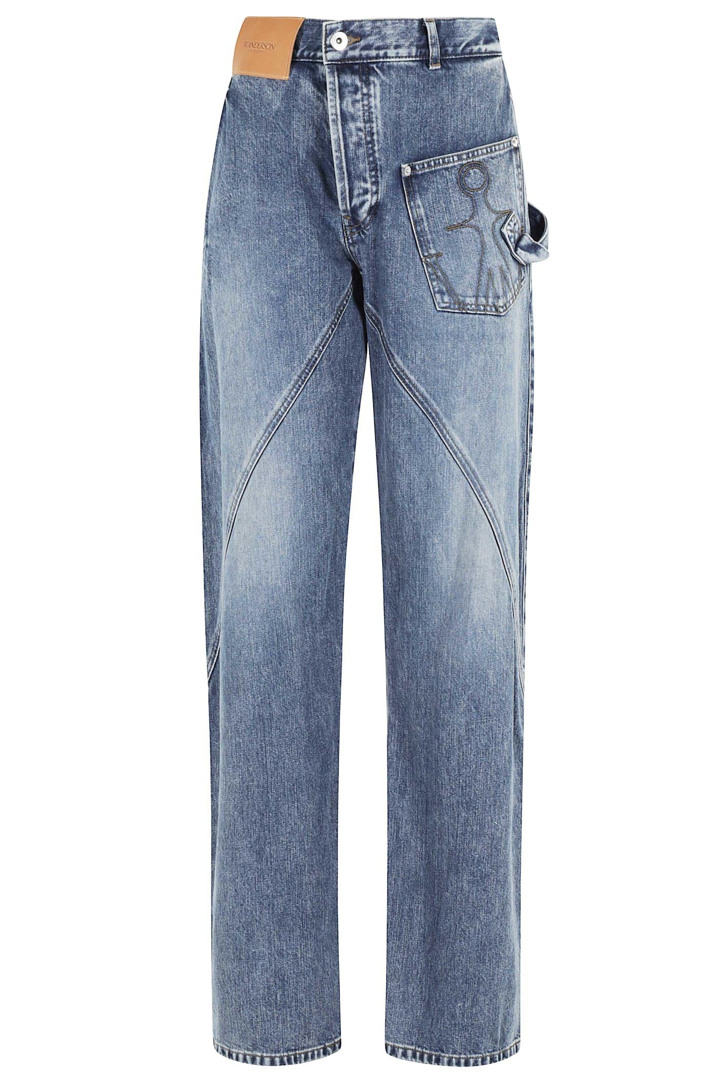 j. w. anderson twisted workwear jeans