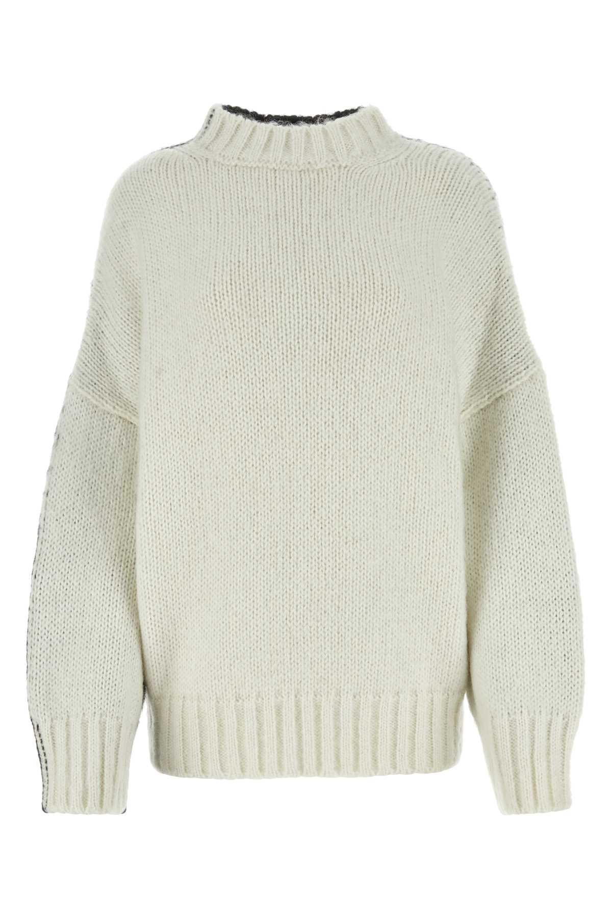j. w. anderson two-tone acrylic blend sweater