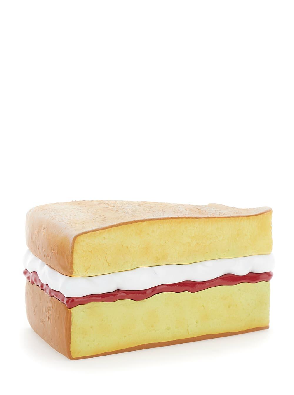 j. w. anderson victoria sponge multicolor clutch with magnetic closure in resin woman