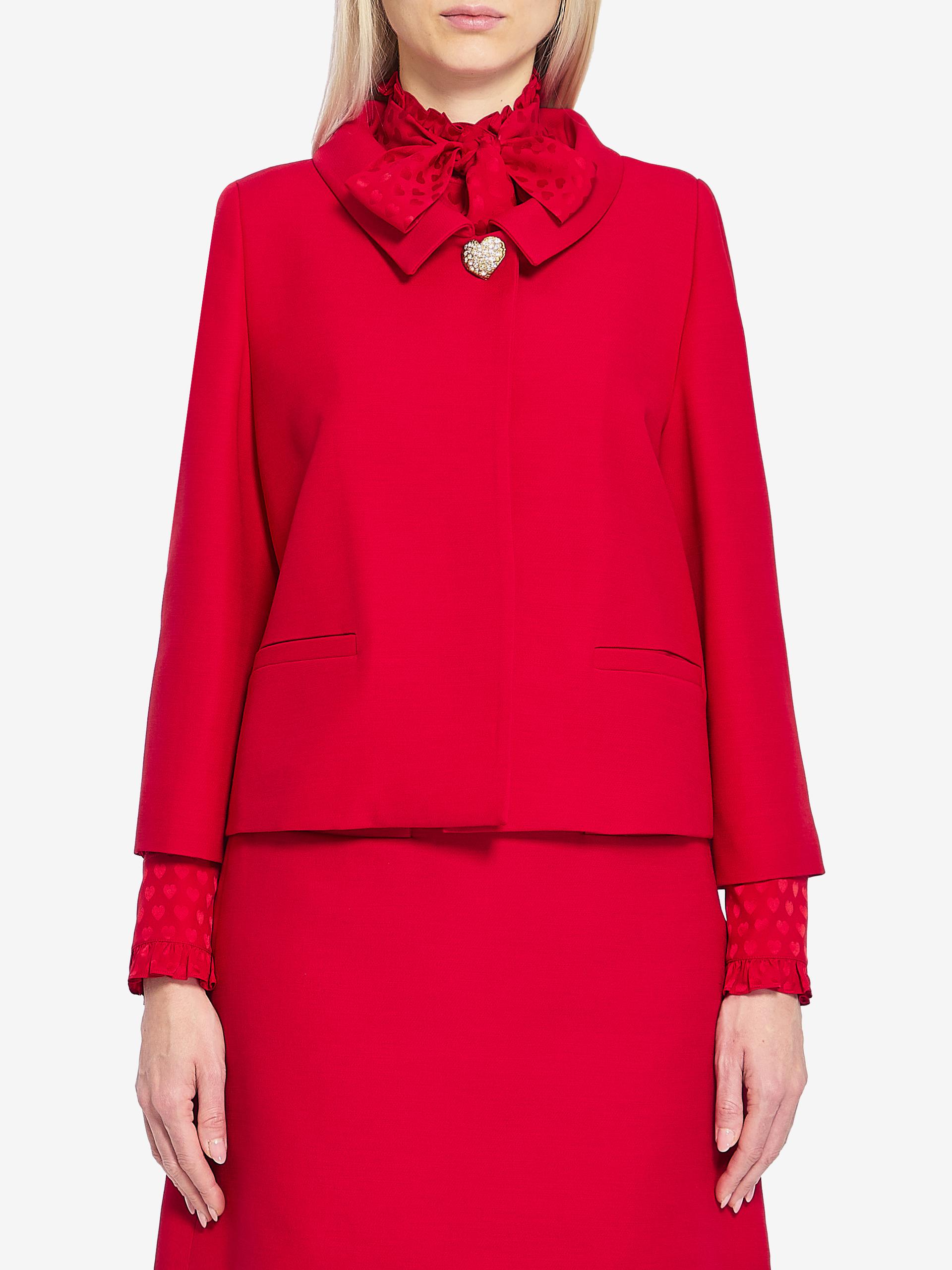 jacket in crepe couture