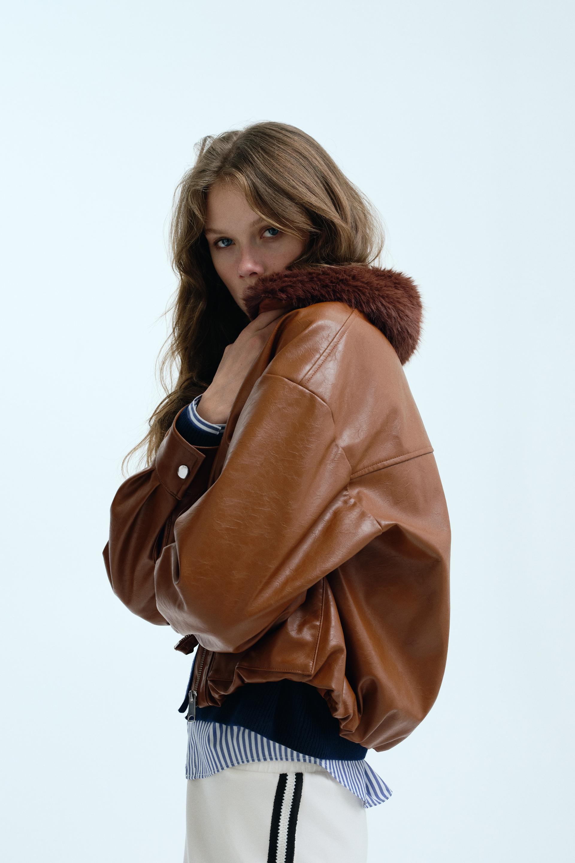 jacket with fluffy collar